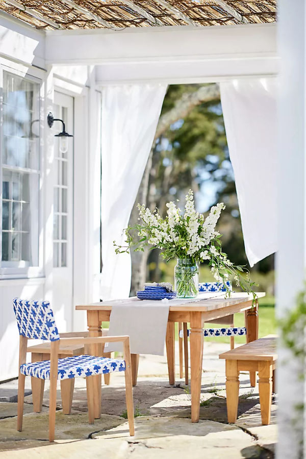 Palladio Reclaimed Teak Dining Table added by Bethesda Home Stylist