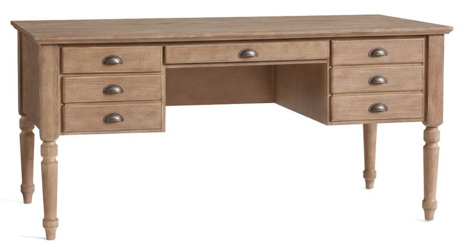 Printer's 64" Keyhole Desk with Drawers added by Heather Hamel