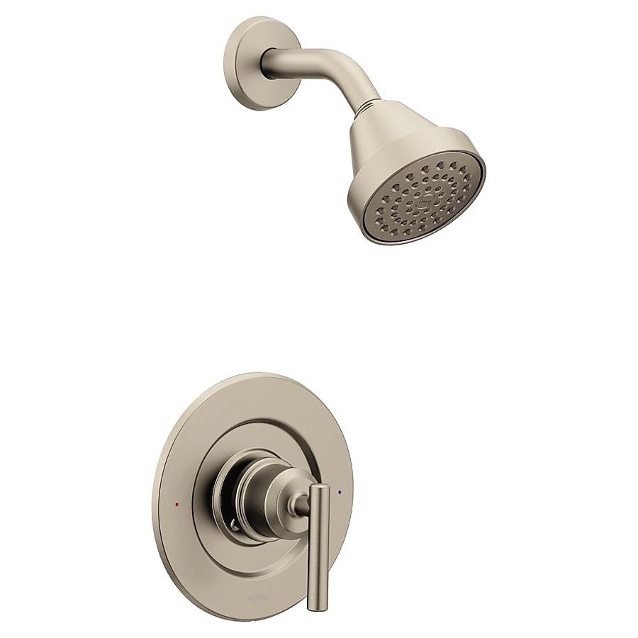 Moen Gibson Brushed Nickel 1 Handle Shower Faucet added by Emily Cuba
