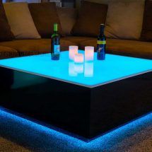 Cubix Series - 44" x 44" LED Lighted Coffee Table | Lounge Furniture added by Tanya Evans