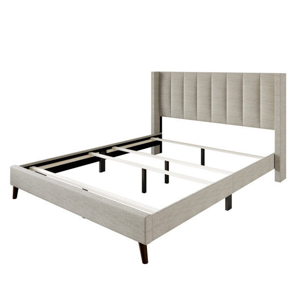 Bralee Upholstered Wingback Bed added by Sarah Jackson
