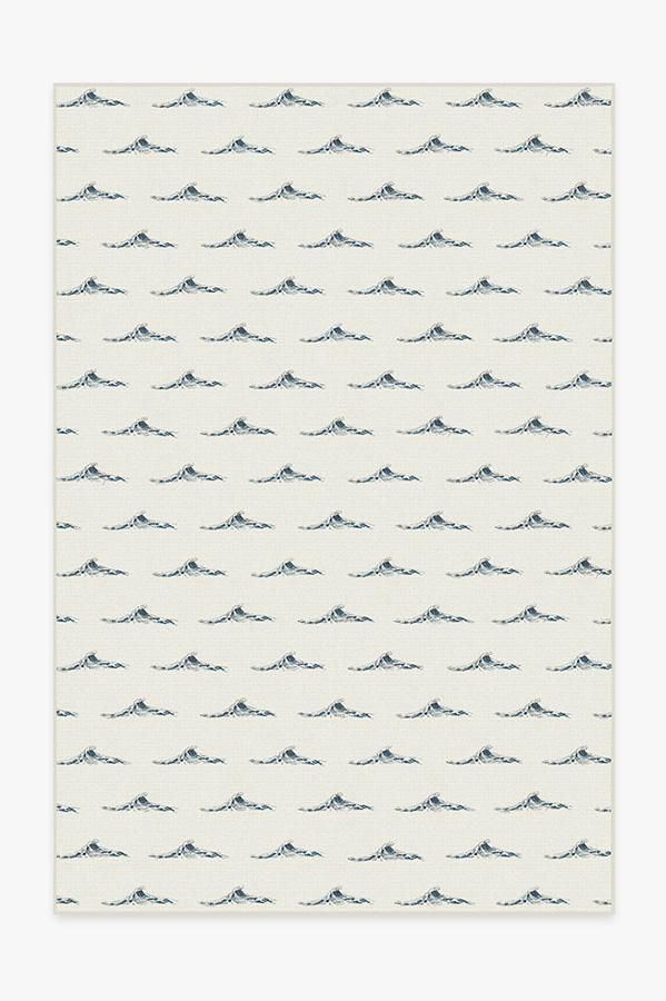 Whitecaps Indigo Rug added by Rachel Donnatien