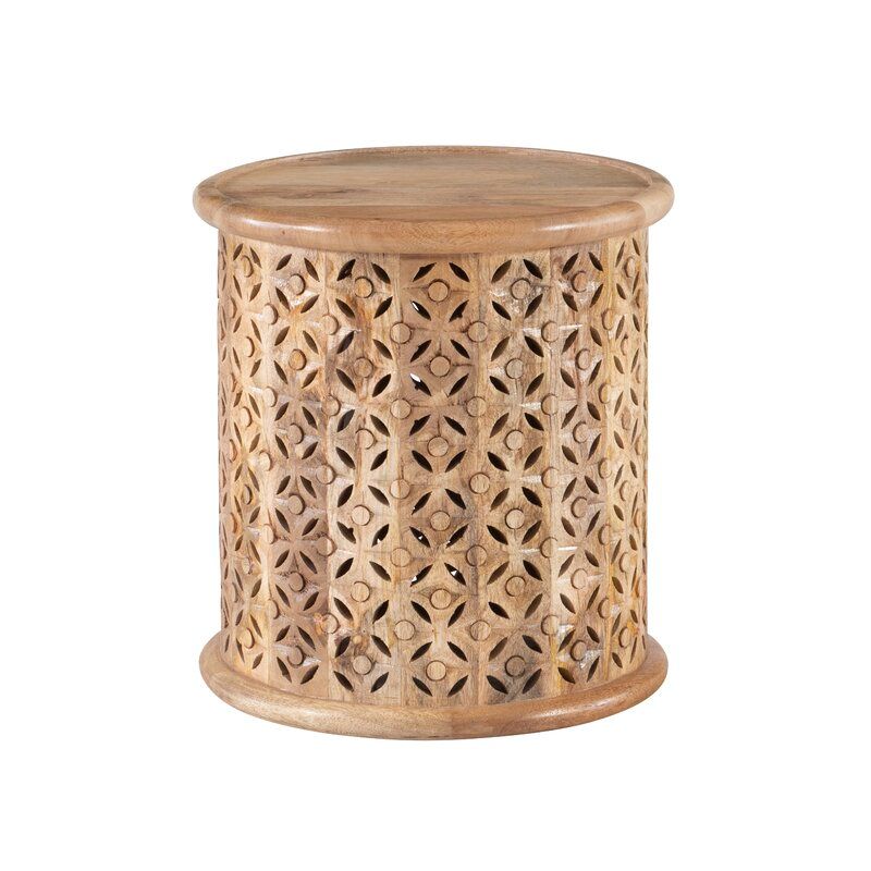 Eakin Solid Wood Top Drum End Table added by Katie Carpenter