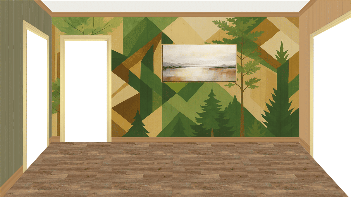 Green Hallway Inspo designed by Aya TV