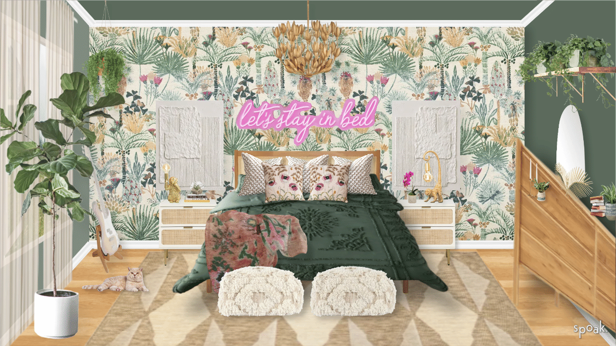 Boho Bedroom Inspiration designed by Cara Brown