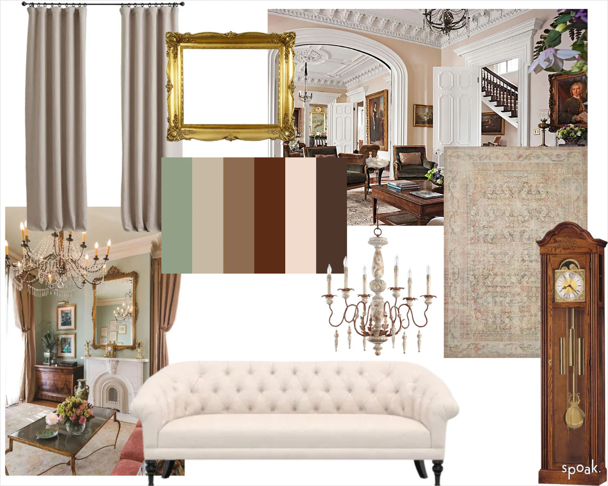 Kitchen + Living Room Inspiration designed by Halie Burgess