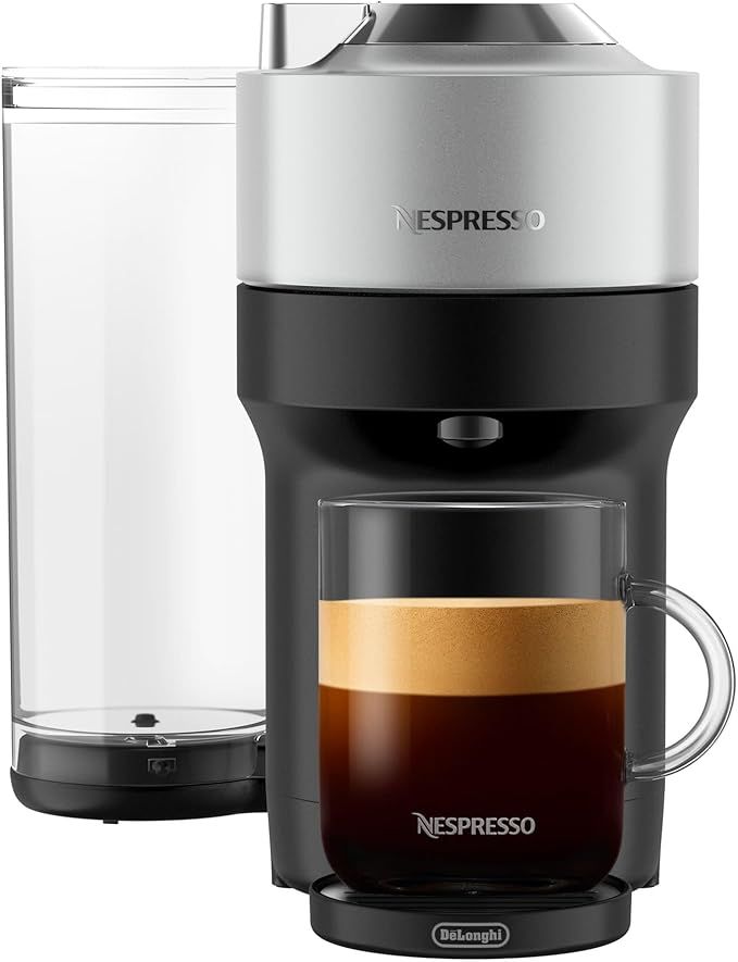 Nespresso Vertuo Pop+ Deluxe Coffee and Espresso Machine by De'Longhi, Silver added by Jesse Coleman