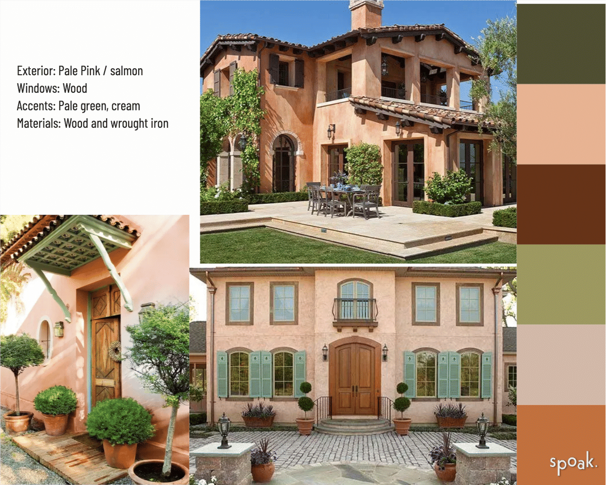 Beige colonial three story house ideas and inspo., image size:1200x961
