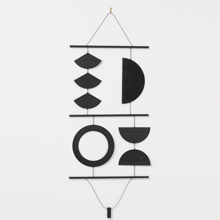 Circle & Line Quadrant Wall Hanging added by Modern Naturals Design Studio