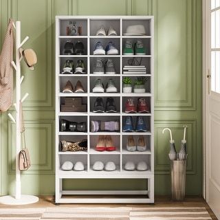 24 Pair Shoe Storage Cabinet Shoe Rack Organizers, 8-Tier White Cube Storage Bookcase - Bed Bath & Beyond - 35204931 added by Becca Tassin