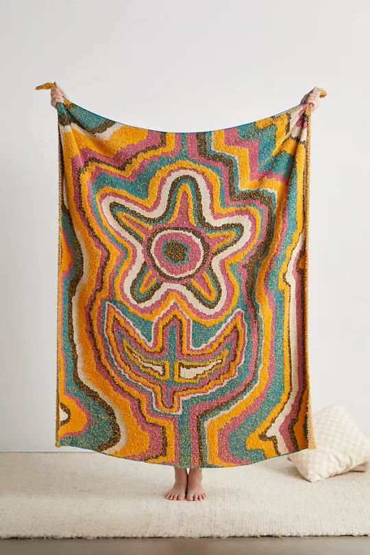 Zama Flower Throw Blanket added by Spoak Member