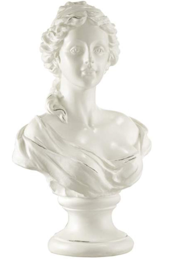 Classic Roman 16" High White Female Bust Statue | www.lampsplus.com added by Spoak Member
