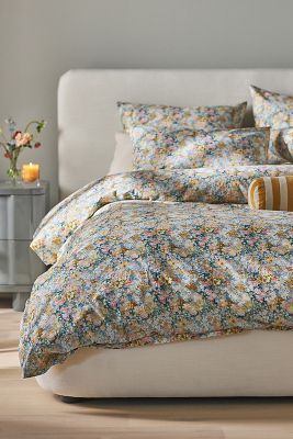 Leora Organic Cotton Percale Floral Duvet added by Kate Hundley