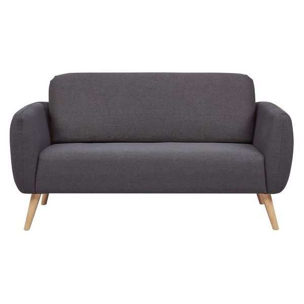 Carson Carrington Vallakra Polyester Loveseat Sofa - Charcoal added by Olga Dragieva