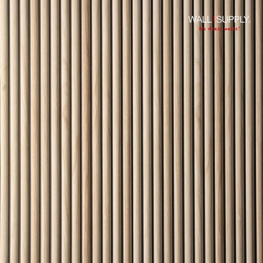 WALL!SUPPLY Ultralight Linari Round EPS Foam Panel 0.79 in. x 19.69 in. x 45.67 in. Natural Finish Set of 4 Panels (24.97 sq. ft.) 20430312 - The Home Depot added by Sethrina Stoddard
