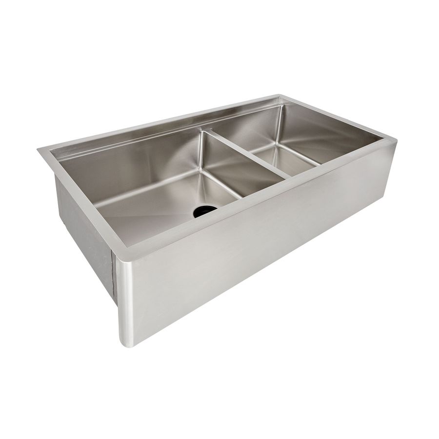36" Apron Front Farm Sink - Workstation Sink - 8" Depth - Double Bowl added by HELEN SALGADO
