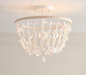 Porcelain Floral Semi Flush Mount (15") added by Andrea Clark