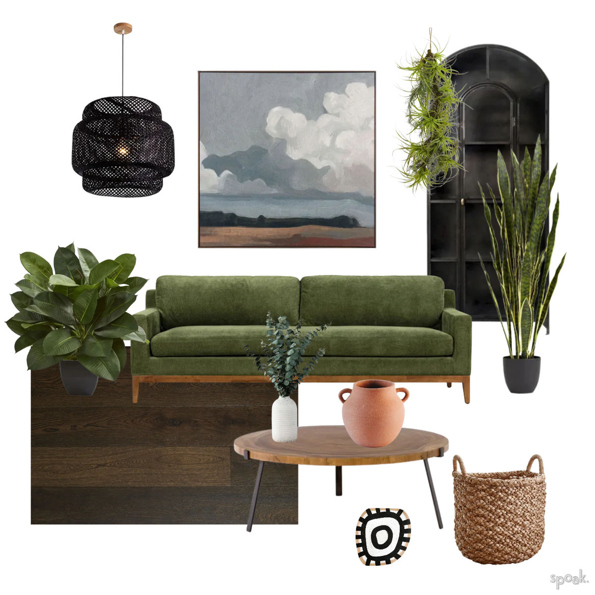 Kitchen + Living Room Inspo designed by Alice Walker