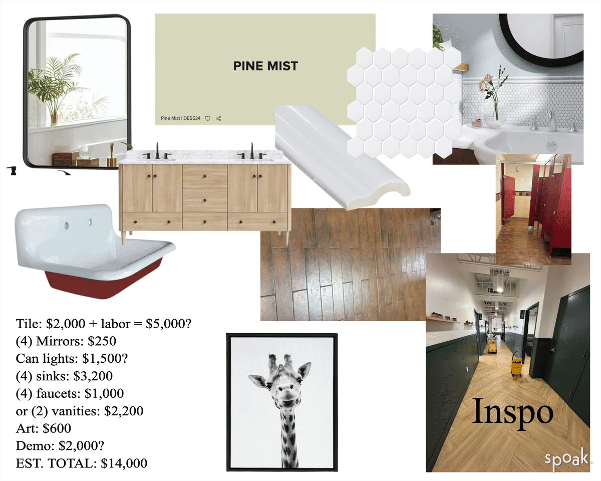Farmhouse Bathroom Ideas designed by Maddy Dowler