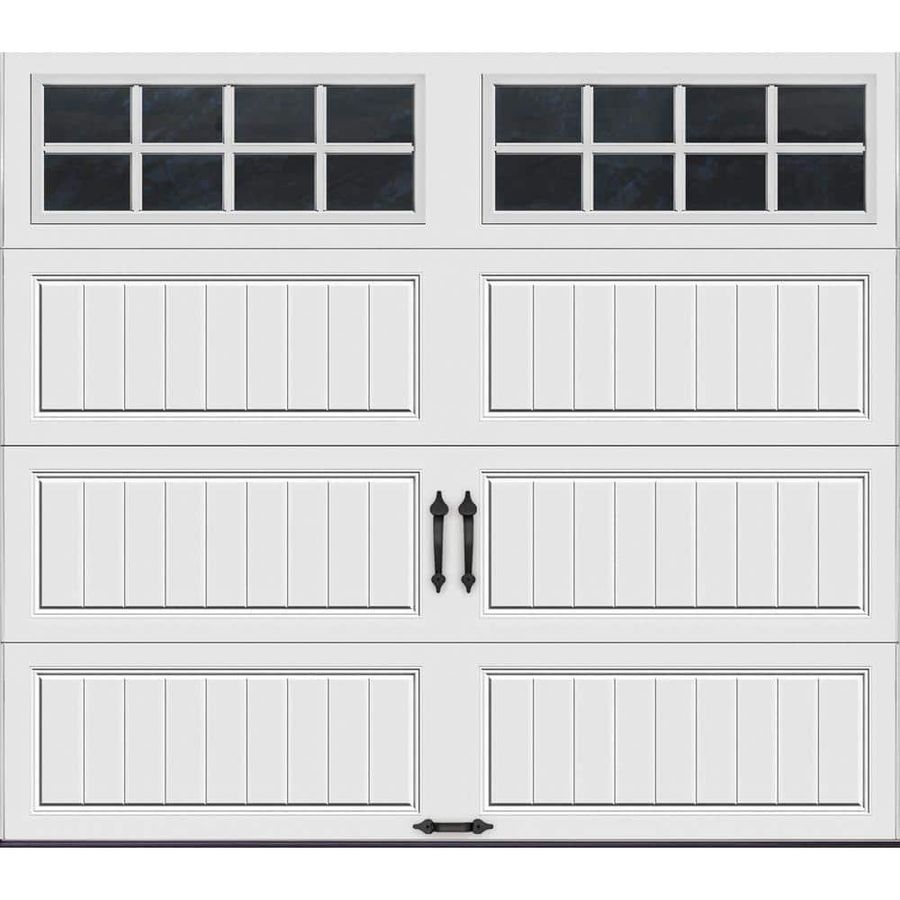 Clopay Gallery Steel 9 ft. x 7 ft. 6.5 R-Value Insulated White Garage Door with Windows GR1LP_SW_SQ24 - The Home Depot added by Spoak Member