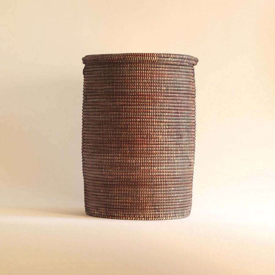 African Basket Black Flat Lid LARGE - Etsy added by Averyl Yaco