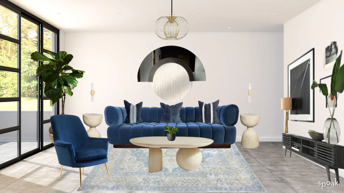 Blue Bedroom Ideas designed by Ally Paul