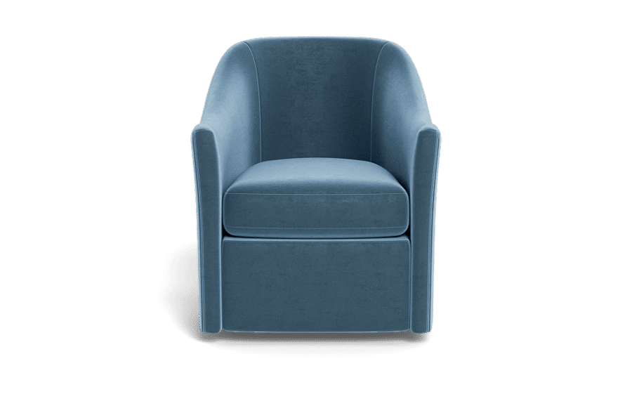 Savona Swivel Chair in French Performance Plush Velvet - 29.5"w x 29.75"d x 33.5"h added by Kate Lynn Nemett