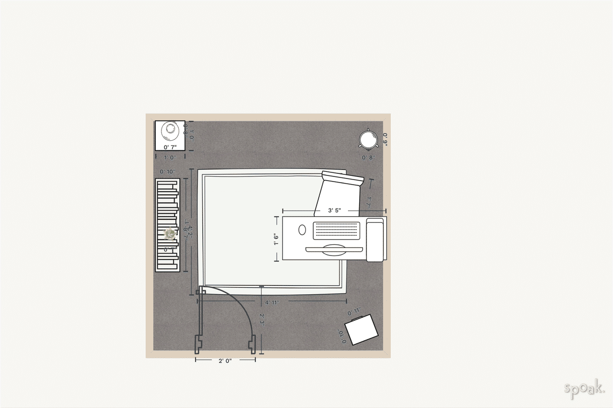 Medium Office Layout designed by Nancy Wilkins-Bischoff
