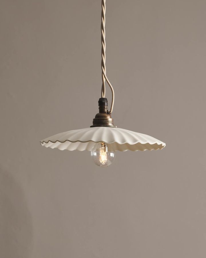 Large Narrow Pleat Porcelain Light added by Spoak 