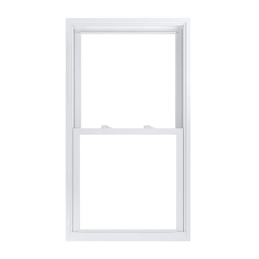 American Craftsman 29.75 in. x 53.25 in. 70 Pro Series Low-E Argon Glass Double Hung White Vinyl Replacement Window, Screen Incl 3054786 - The Home Depot added by Jessica DeMory