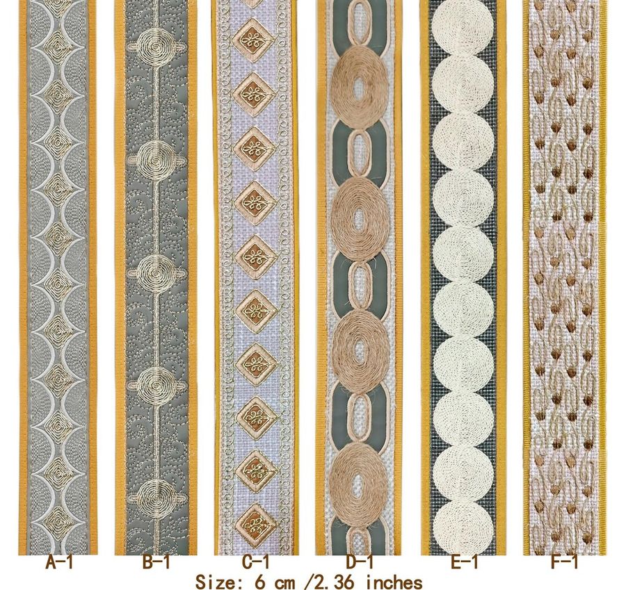 Yellow Embroidery Trim, Natural Minimalist Embroidery Trim, Linen Embroidery Trim, Curtains-tables and Chairs-fabric Trim. - Etsy added by Whitney Crutcher