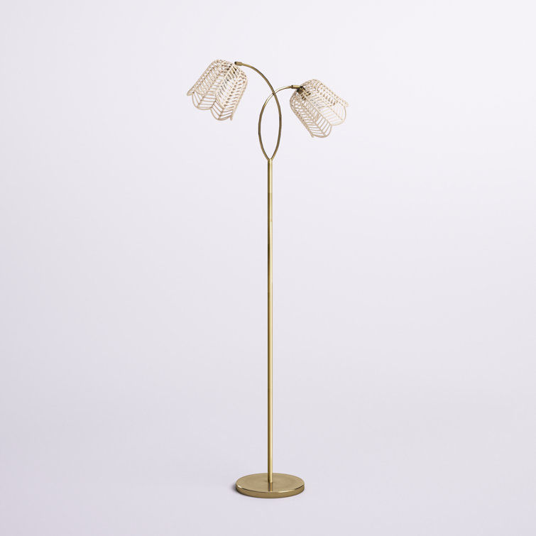 Chenoa 61"H Gold-Finish Novelty Double Floor Lamp added by Sarah Manthey