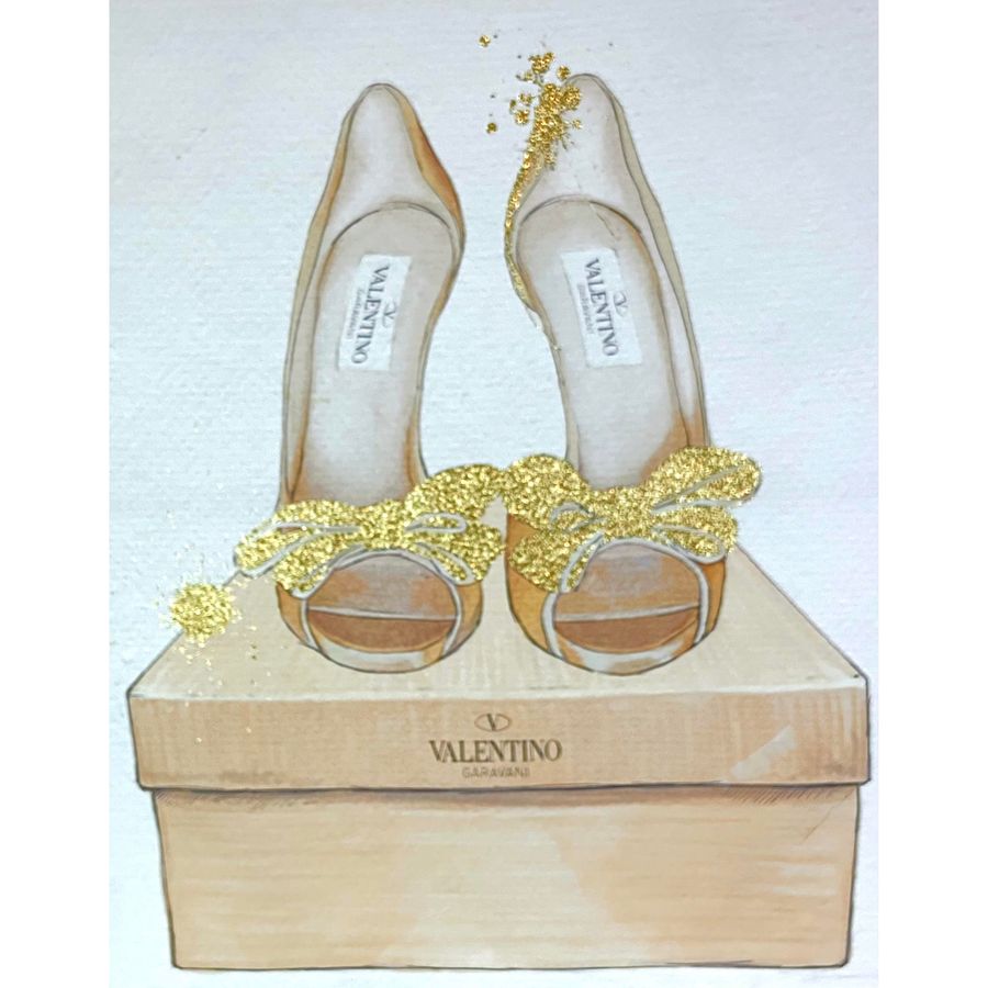 Modern Glitter Designer Fashion Shoes Canvas added by Suga Lane / ABBY ESSIE STUDIOS