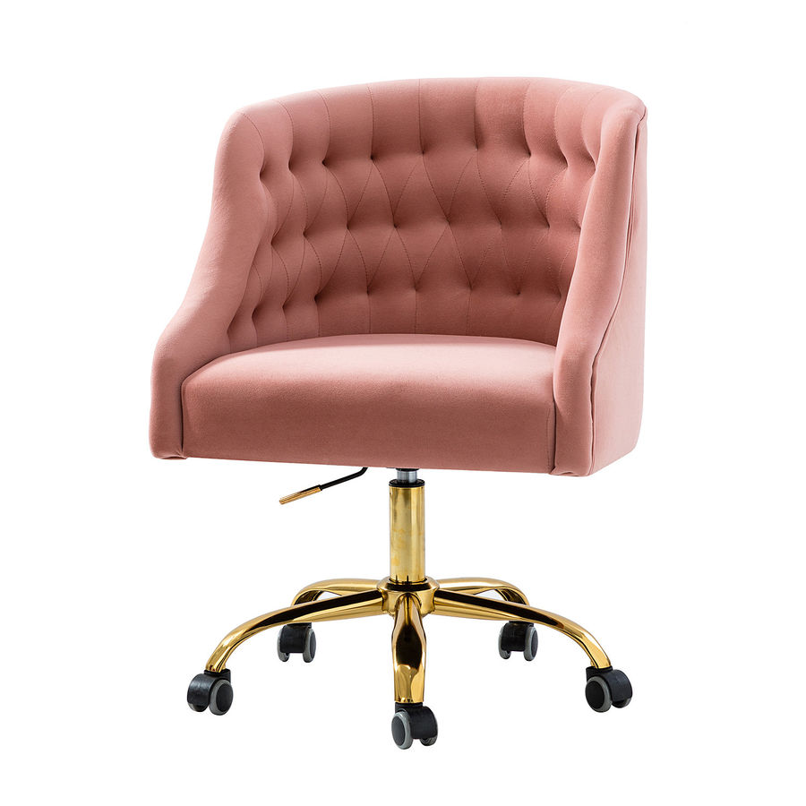 Louise Velvet Hand-Curated Task Chair added by Jenna Quinones