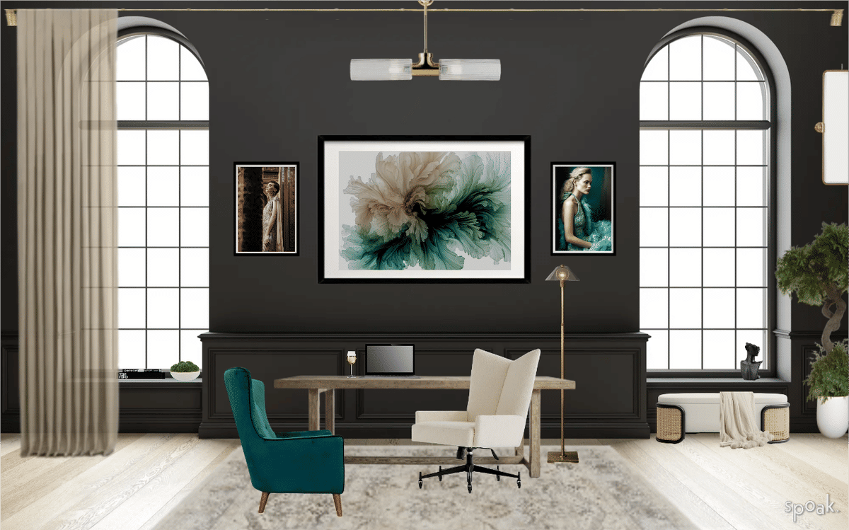 Office Inspo designed by Kelsey Denczek-Kalczynski