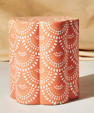 Scalloped Ceramic Side Table added by Jamie Stellato