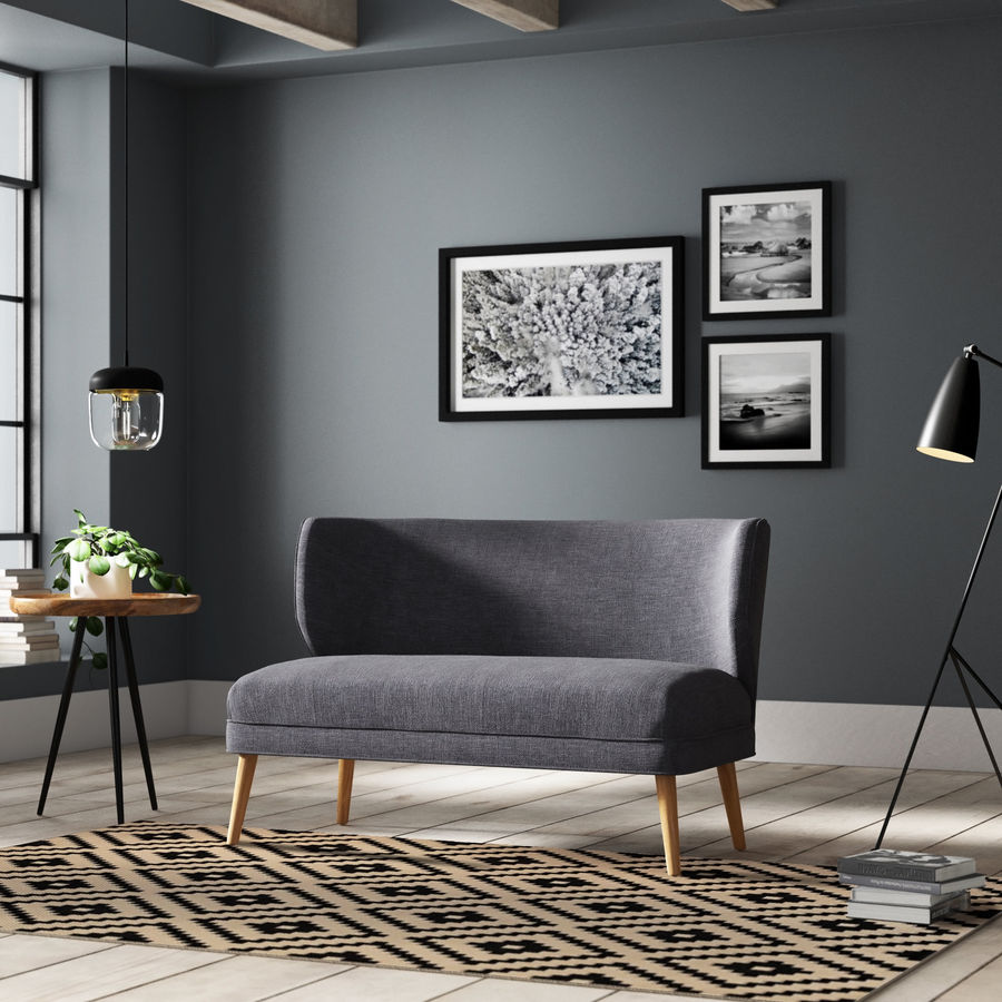George Oliver Sulayman Armless Settee & Reviews | Wayfair added by Rebecka Miller