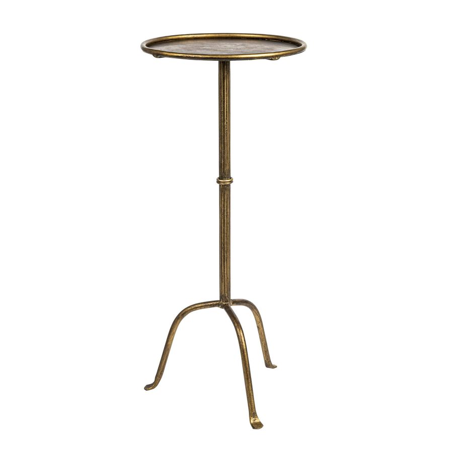 Creative Co-Op Metal Martini Cocktail Table, Antique Brass added by Madi Johnson