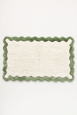 Maeve by Anthropologie Scalloped Cotton Bath Mat added by ali nichols-cross