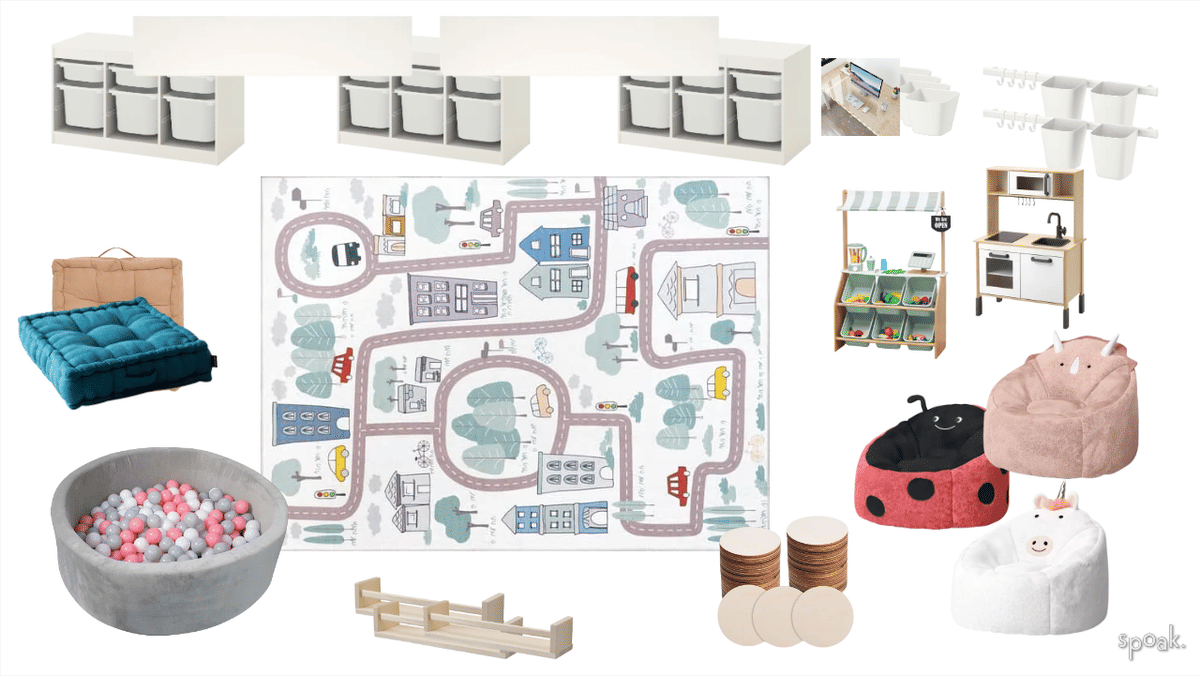 Play Room Inspiration designed by Senna Wilson