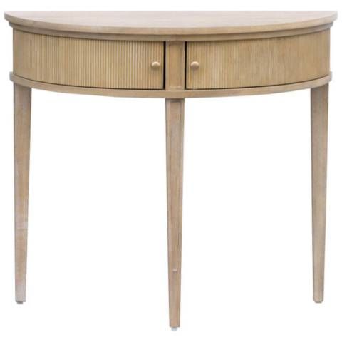 Martha Stewart Reclaimed Wheat Crestview Storage Console Table 36"W - #9244D | Lamps Plus added by Chrissy Morrow