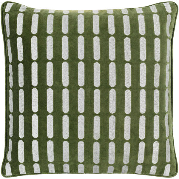 Usman Striped Cotton Throw Pillow added by Erica Ramon