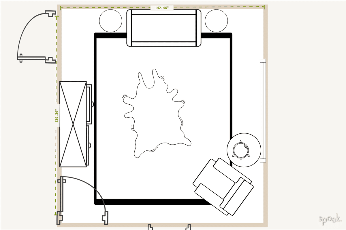 Nursery Layout designed by Jessica Jacobs