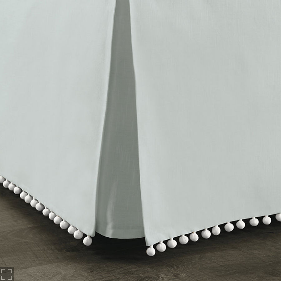 Audree Pom Pom Bedskirt added by Abigail Glenn