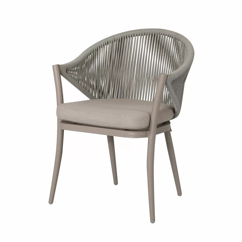 Vesa Metal Outdoor Dining Chair with Cushion added by Nomadic Nooks