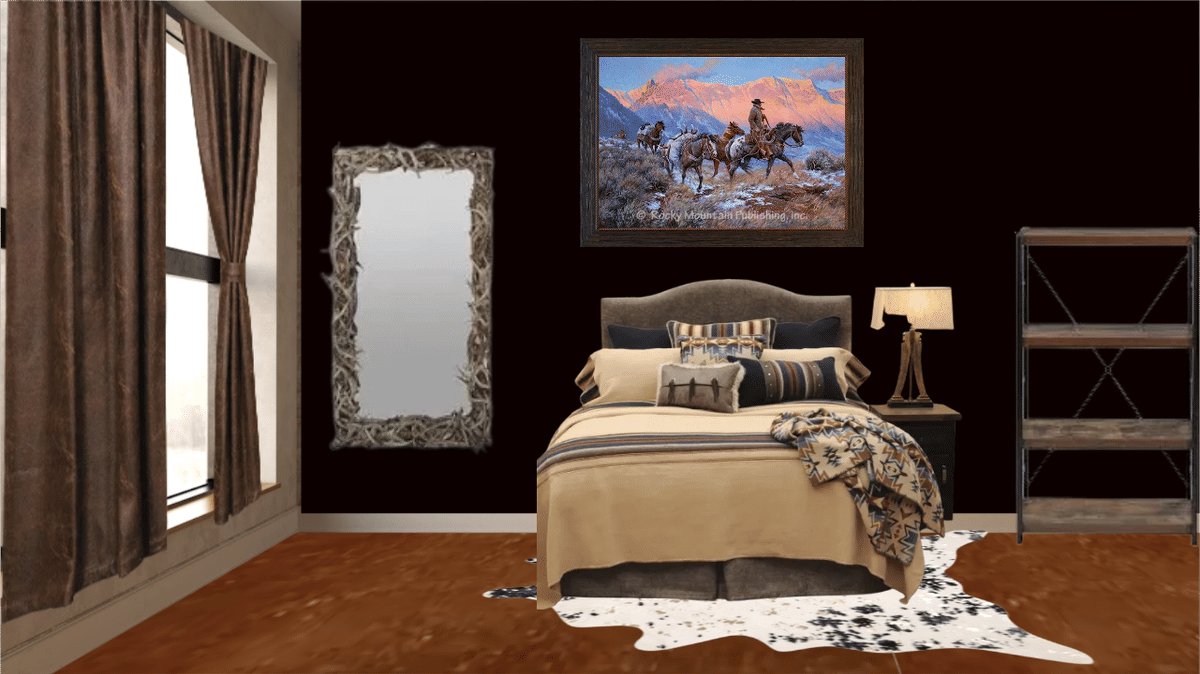 Western Bedroom Inspo designed by Emily Palmer