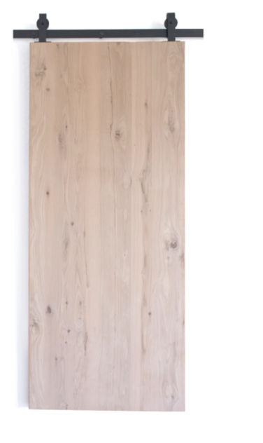 Oak Slab Sliding Barn Door added by lori reedy
