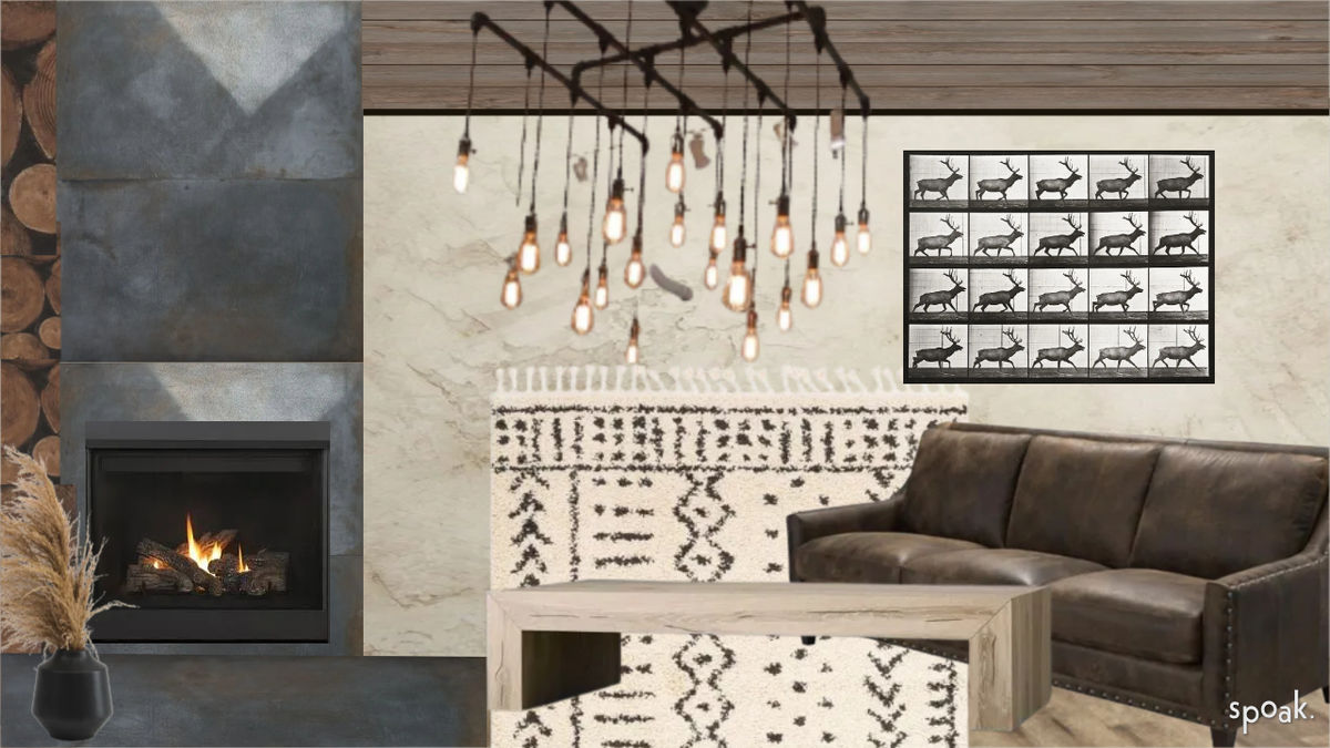 Kitchen + Living Room Inspiration designed by Lyss Wallace