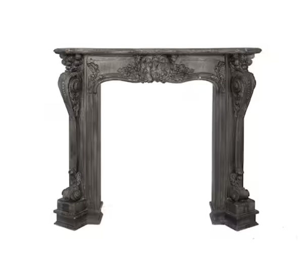 Decorative Wood Fireplace Mantel, Black added by Baylie Van Winkle
