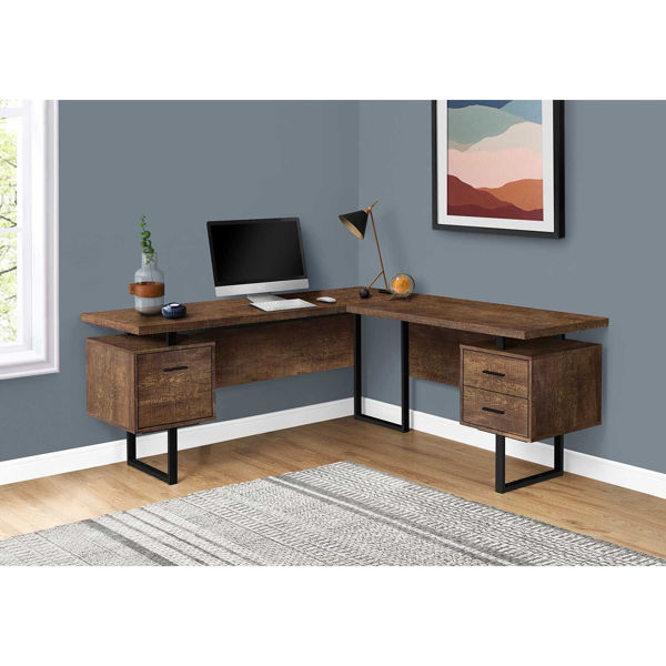 Gray 71" Computer L-Desk added by Madeline Wood